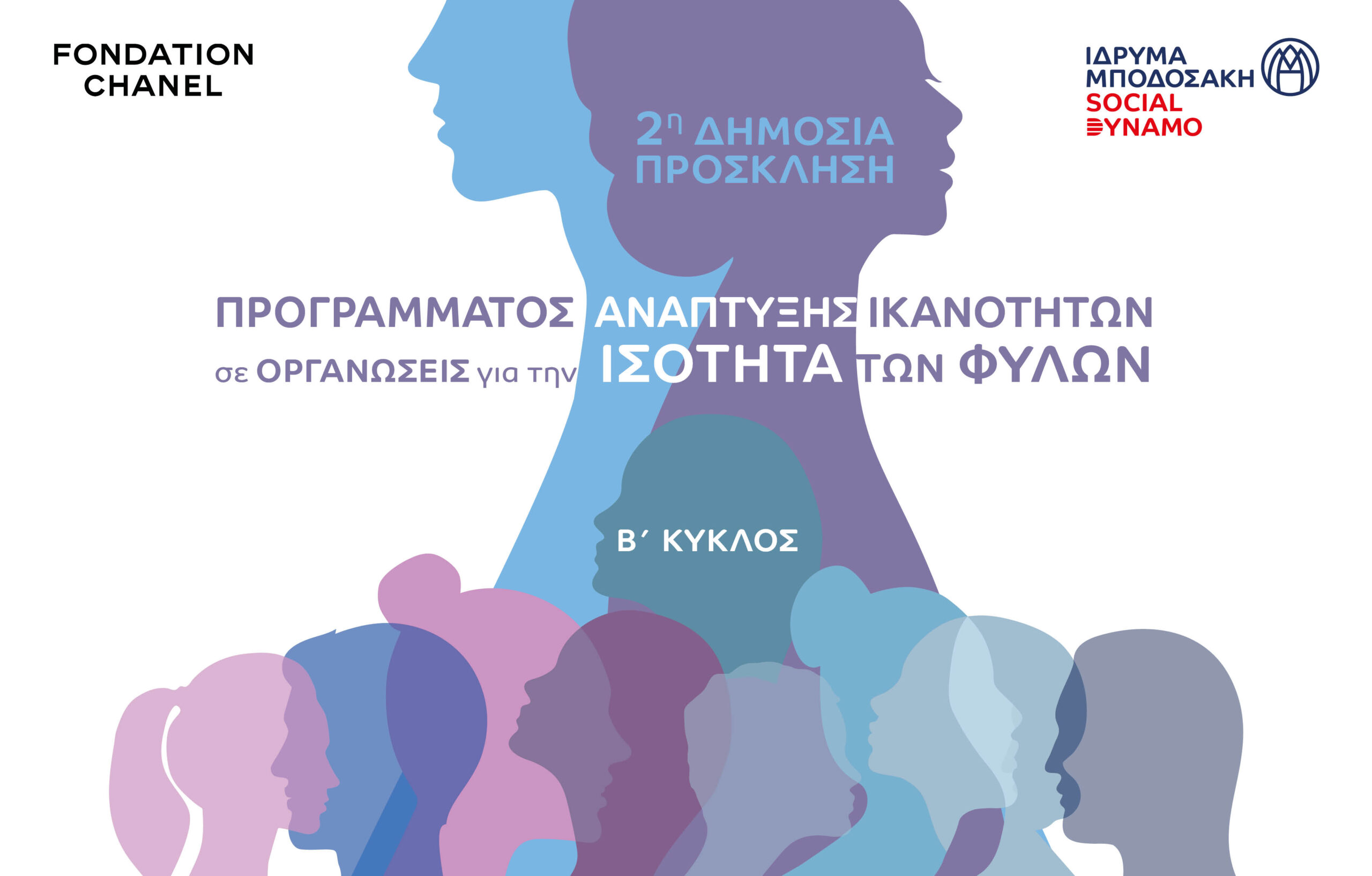 Πρόγραμμα Ανάπτυξης Ικανοτήτων σε Οργανώσεις που δρουν για την Ισότητα των Φύλων – 2η Δημόσια Πρόσκληση Β’ κύκλου