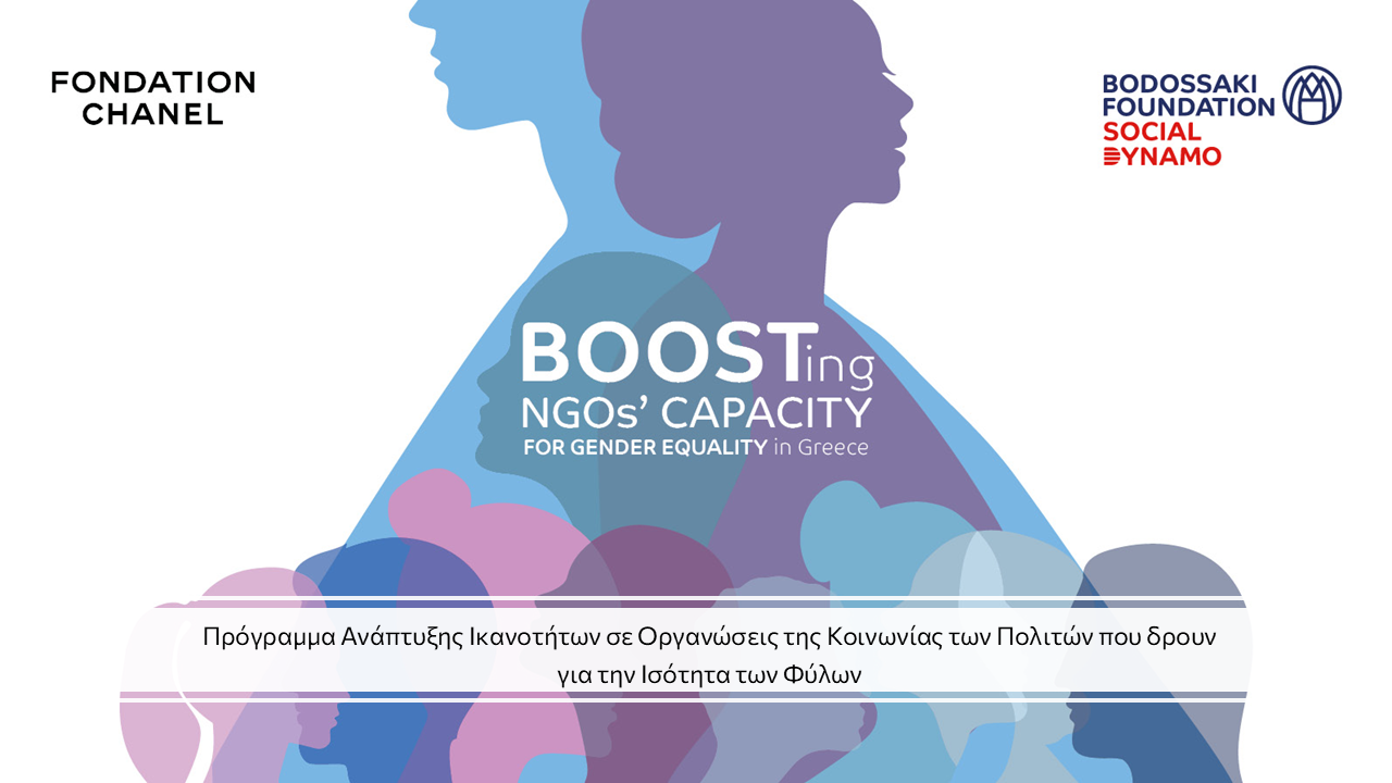 Εκδήλωση Παρουσίασης 2ης Πρόσκλησης – Πρόγραμμα Ανάπτυξης Ικανοτήτων σε ΟΚοιΠ που δρουν για την Ισότητα των Φύλων